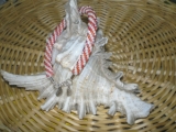 bransoletka szydełkowo- koralikowa 